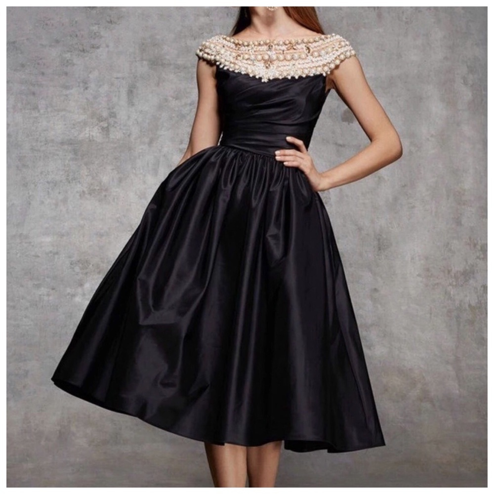 Gorgeous Silk Satin Cocktail Dress The Torie - Picture 6 of 12